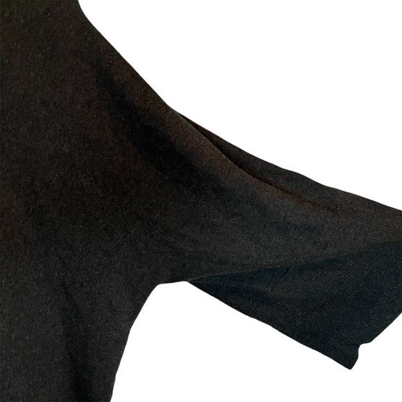 Eileen Fisher Gray Open Front Cardigan 100% Organic Cotton Women's XL Sweater - Picture 5 of 7